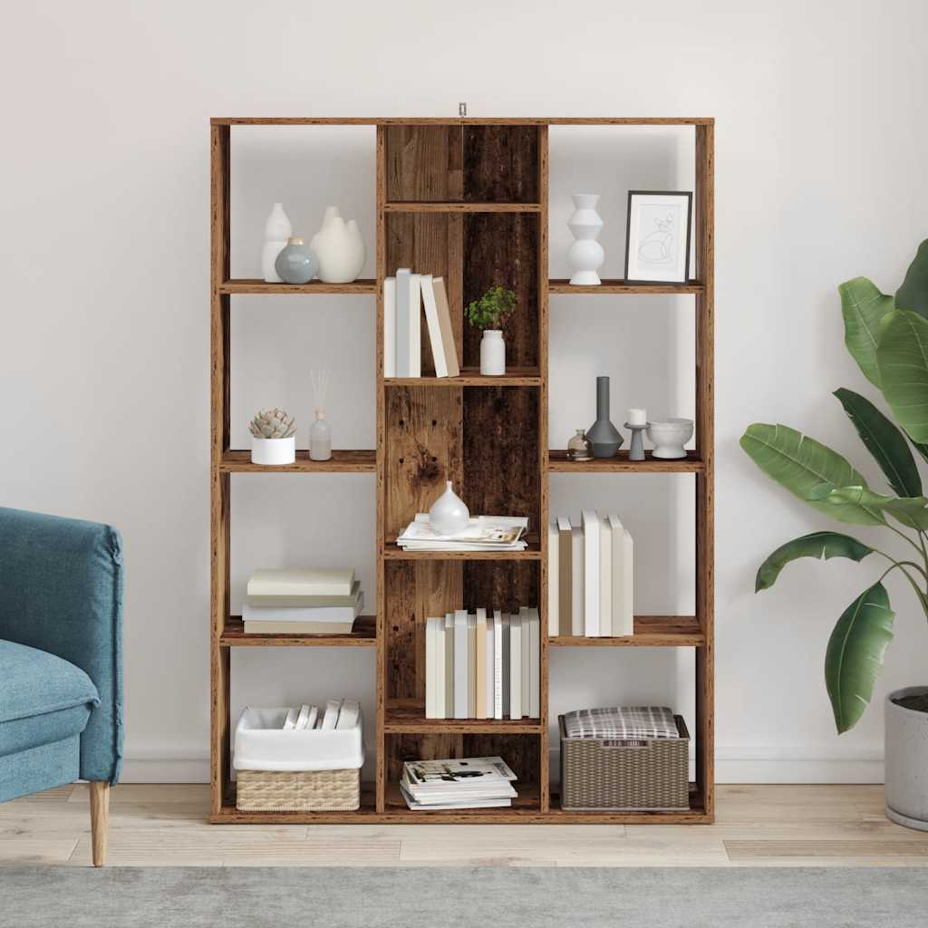Raumteiler/Bücherregal Weiß 100x24x140 cm Holzwerkstoff