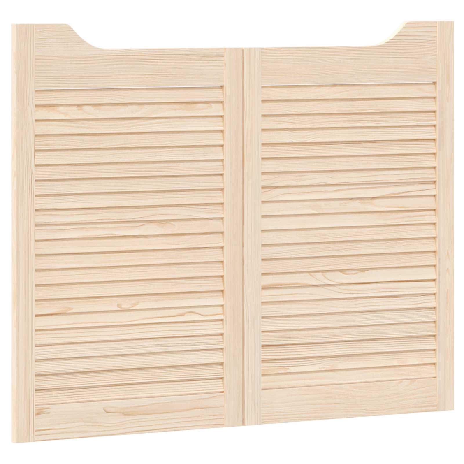 Schwingtüren Natur 80 x 40 cm Massives Kiefernholz