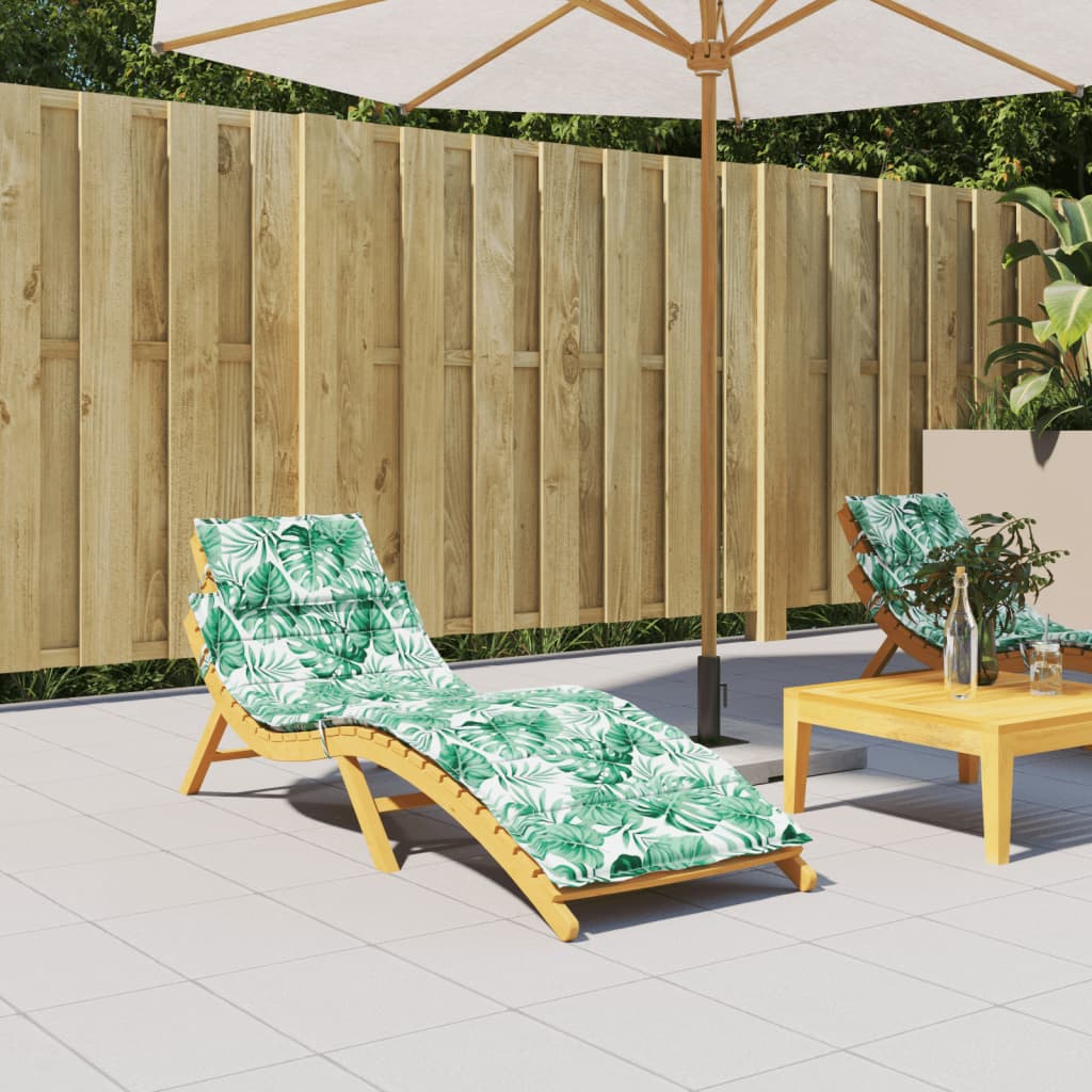 Sonnenliegen-Auflage Grau 186x58x4 cm Oxford-Gewebe