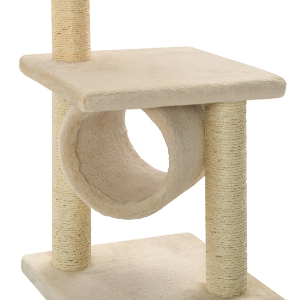 Katzen-Kratzbaum Sisal 65 cm Grau