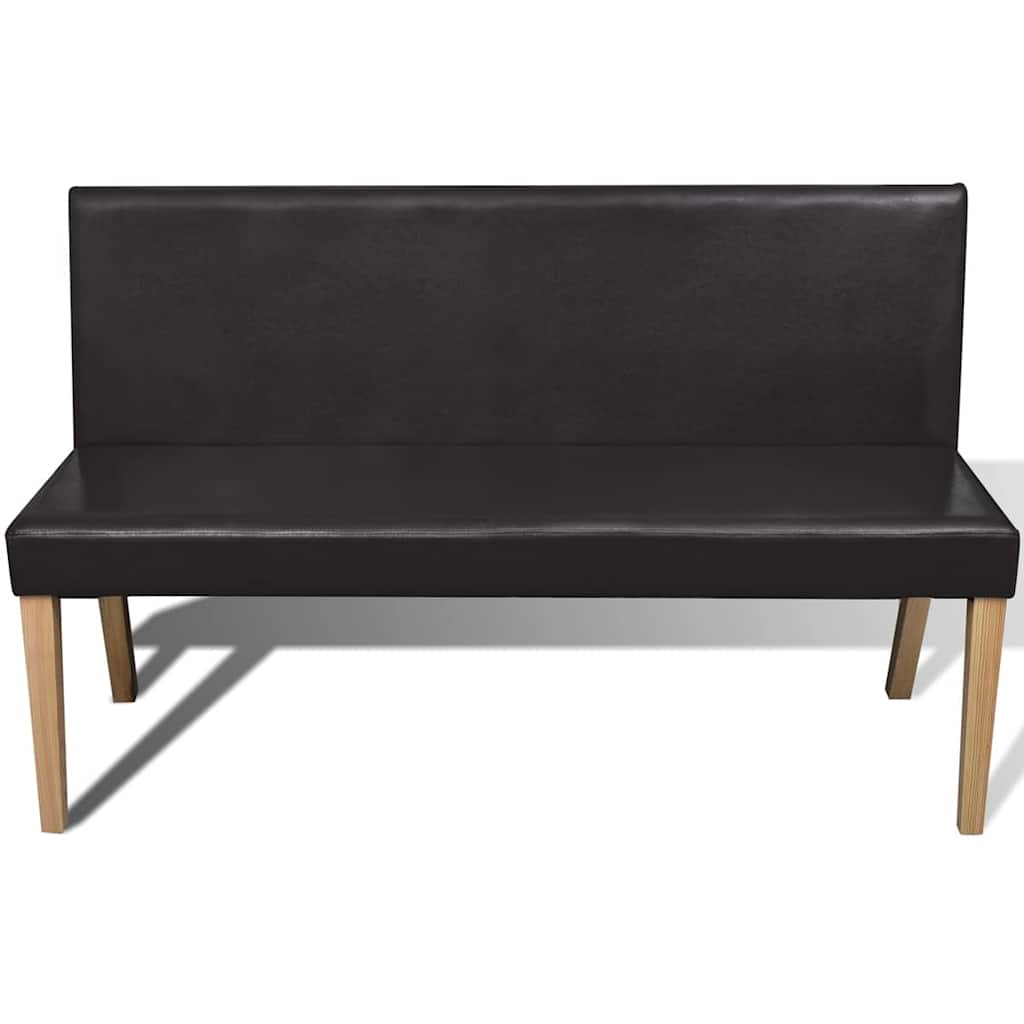 Sitzbank 139,5 cm Grau Kunstleder