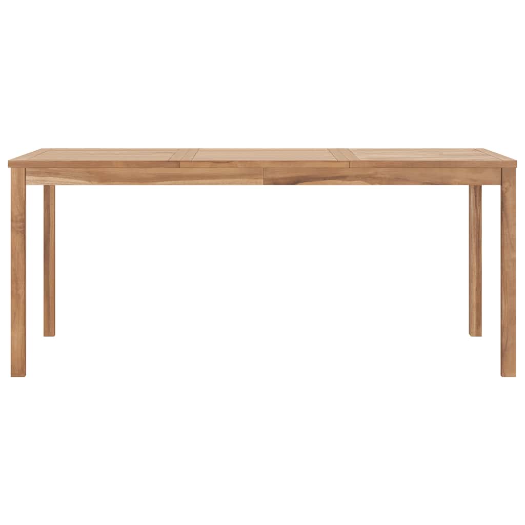 Garten-Esstisch 140x80x77 cm Massivholz Teak