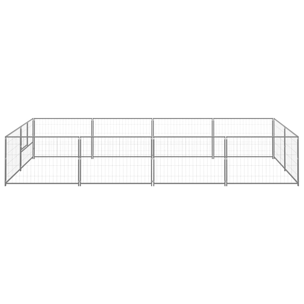 Hundezwinger Schwarz 4 m² Stahl