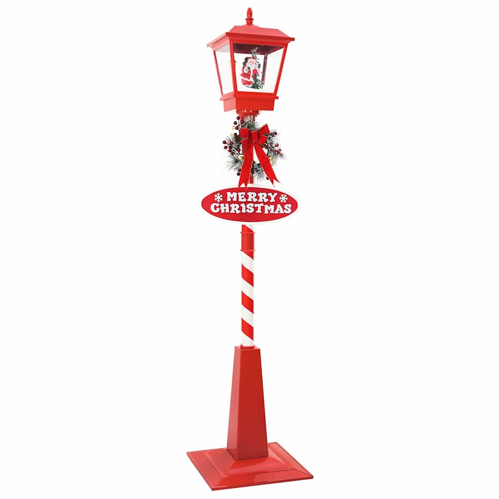 Weihnachts-Straßenlampe mit Weihnachtsmann 180 cm LED