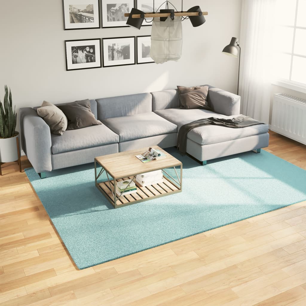 Teppich OVIEDO Kurzflor Anthrazit 120x120 cm