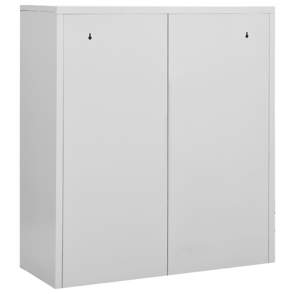 Büroschrank mit Pflanzkasten Anthrazit 90x40x125 cm Stahl