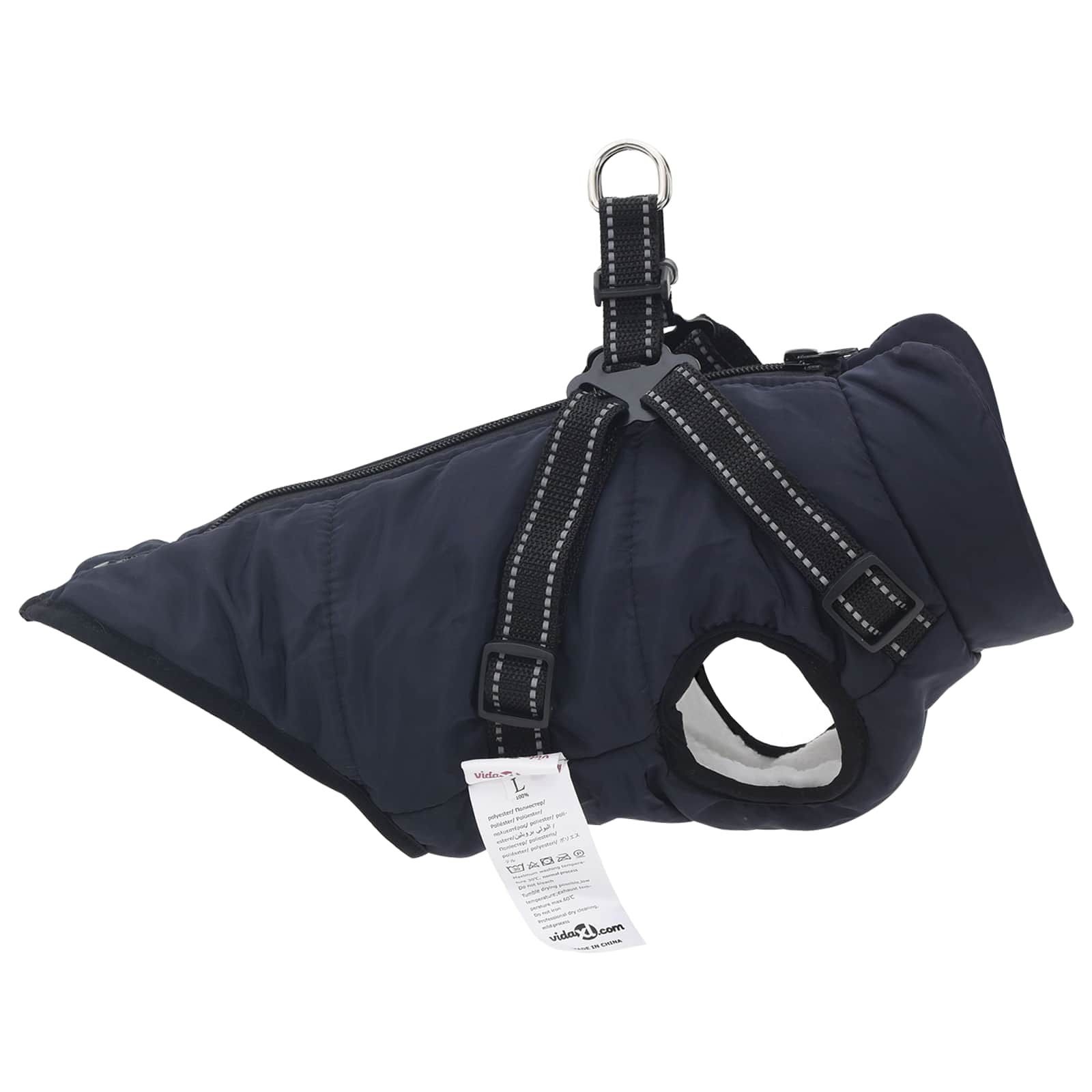 Hundemantel Rot L24 Fleece und Polyester