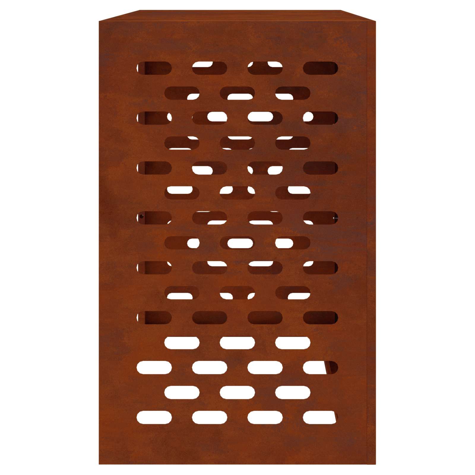 Klimaanlagenabdeckung Schwarz 90 x 40 x 60 cm Stahl