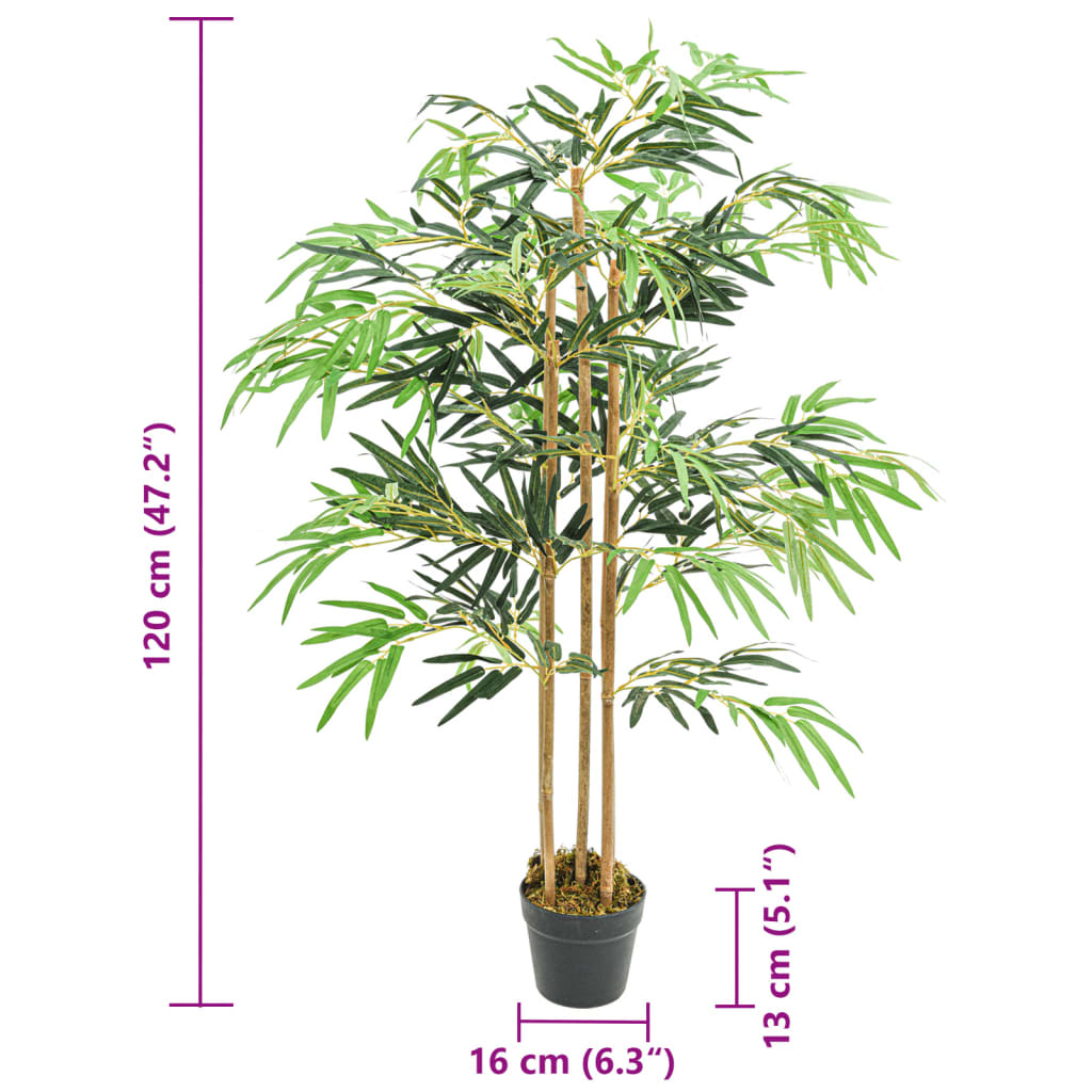 Bambusbaum Künstlich 500 Blätter 80 cm Grün