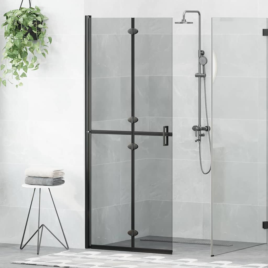 Faltbare begehbare Duschwand Transparentes ESG Glas 70x190 cm