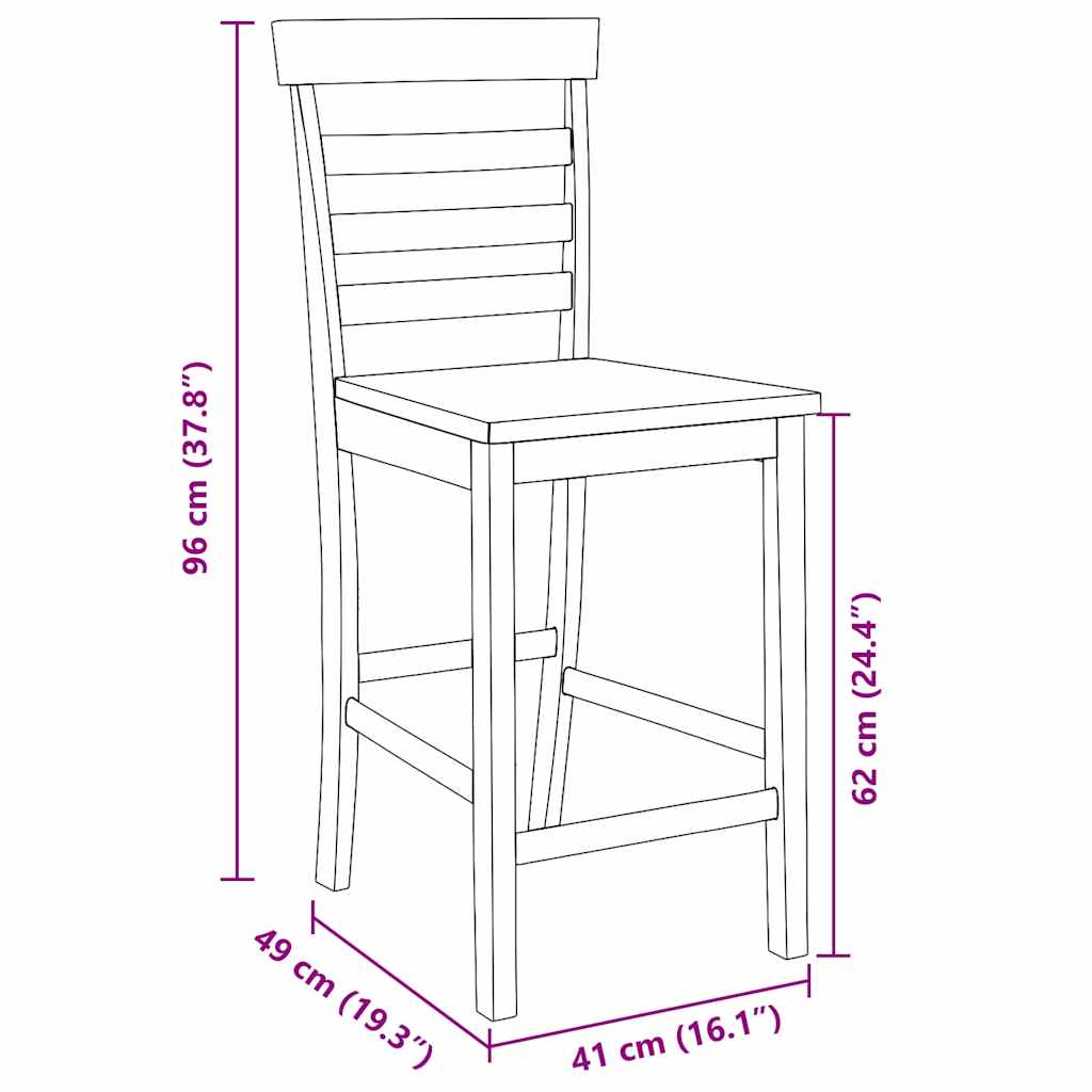 Barhocker 2 Stk. Weiß Stoff