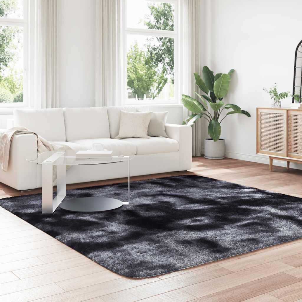 Teppich Shaggy Hochflor NAVARRA Beige 60x100 cm Polyester
