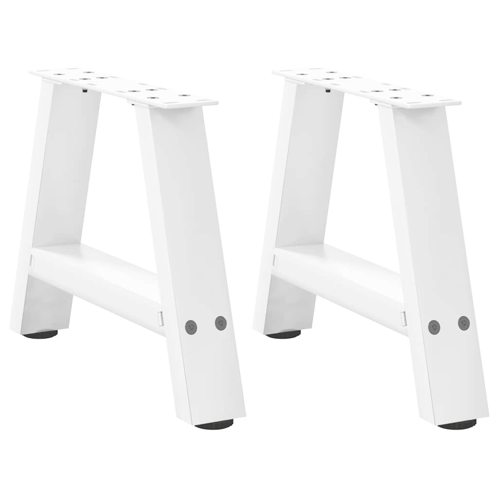 Couchtischbeine A-Form 2 Stk. 30x(30-31) cm Stahl