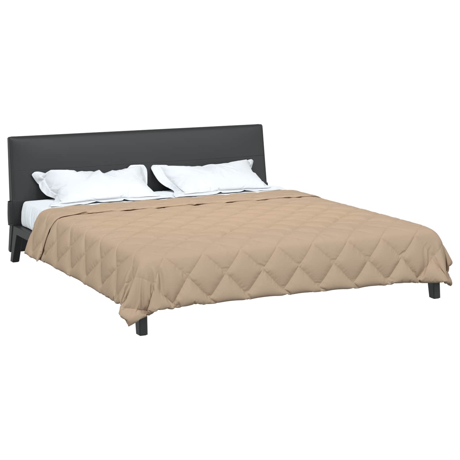 Sommerdecke Anthrazit 200 x 135 cm Mikrofaser