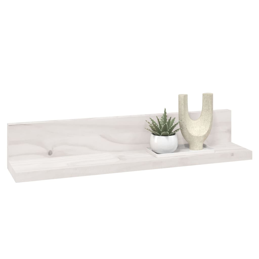 Wandregale 2 Stk. 50x11x9 cm Massivholz Kiefer
