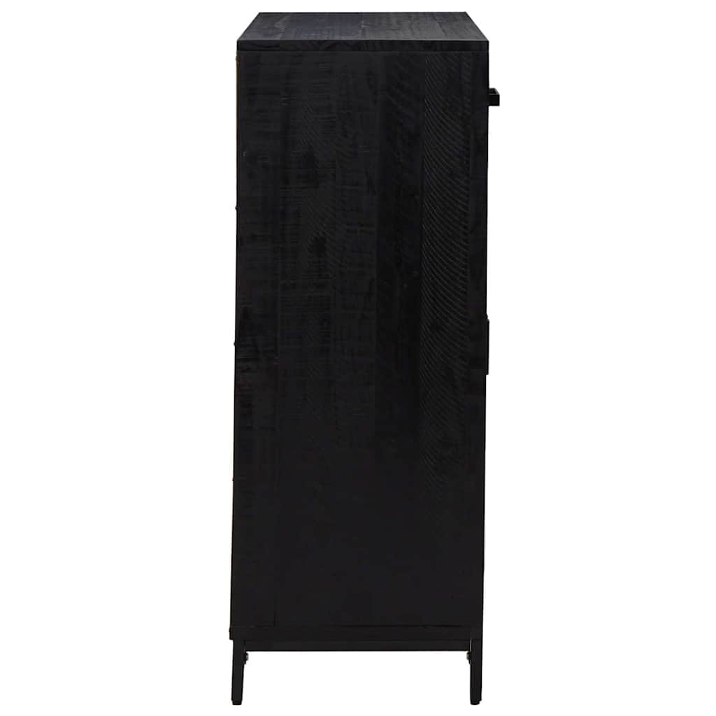 Schuhschrank 75x40x110 cm Massivholz Kiefer