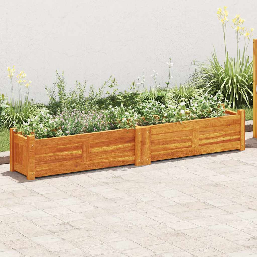 Garten-Hochbeet Akazienholz 76x27,6x25 cm