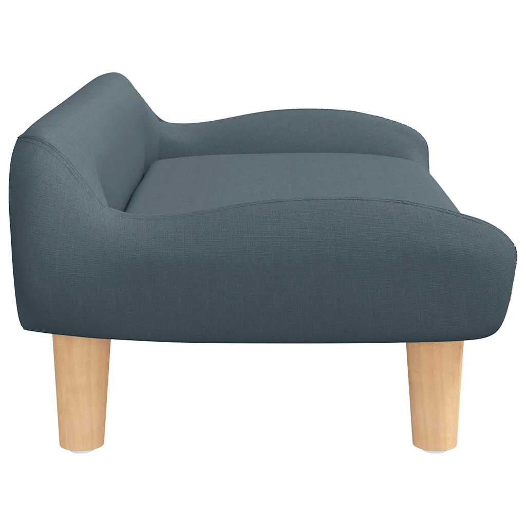 Kindersofa Creme 70x40x24 cm Stoff