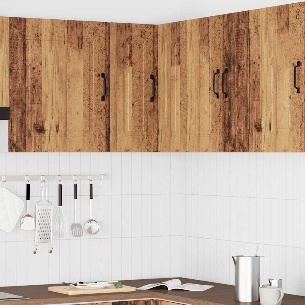 Herdumbauschränke 2 Stk. Kalmar Weiß Holzwerkstoff
