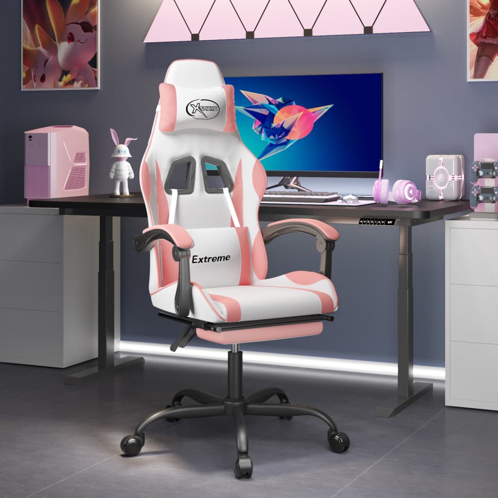 Gaming-Stuhl Schwarz und Golden Kunstleder