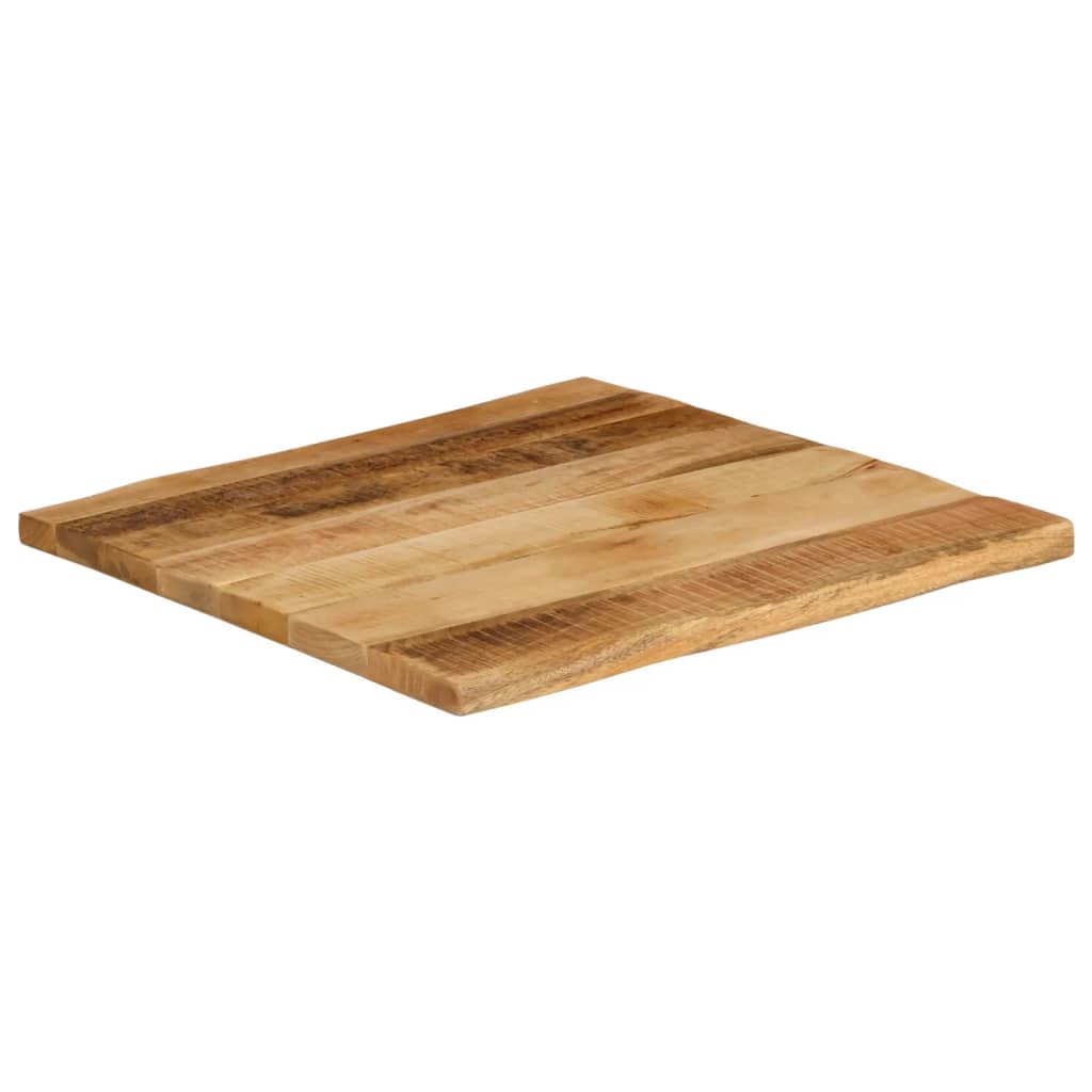 Tischplatte 40x40x2,5 cm Rechteckig Massivholz Akazie Baumkante