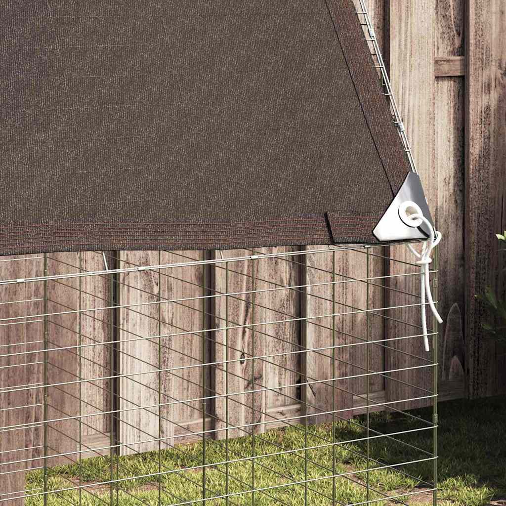 Hühnerkäfig 2 pcs Silber 600 x 100 x 210 cm Verzinkter Stahl