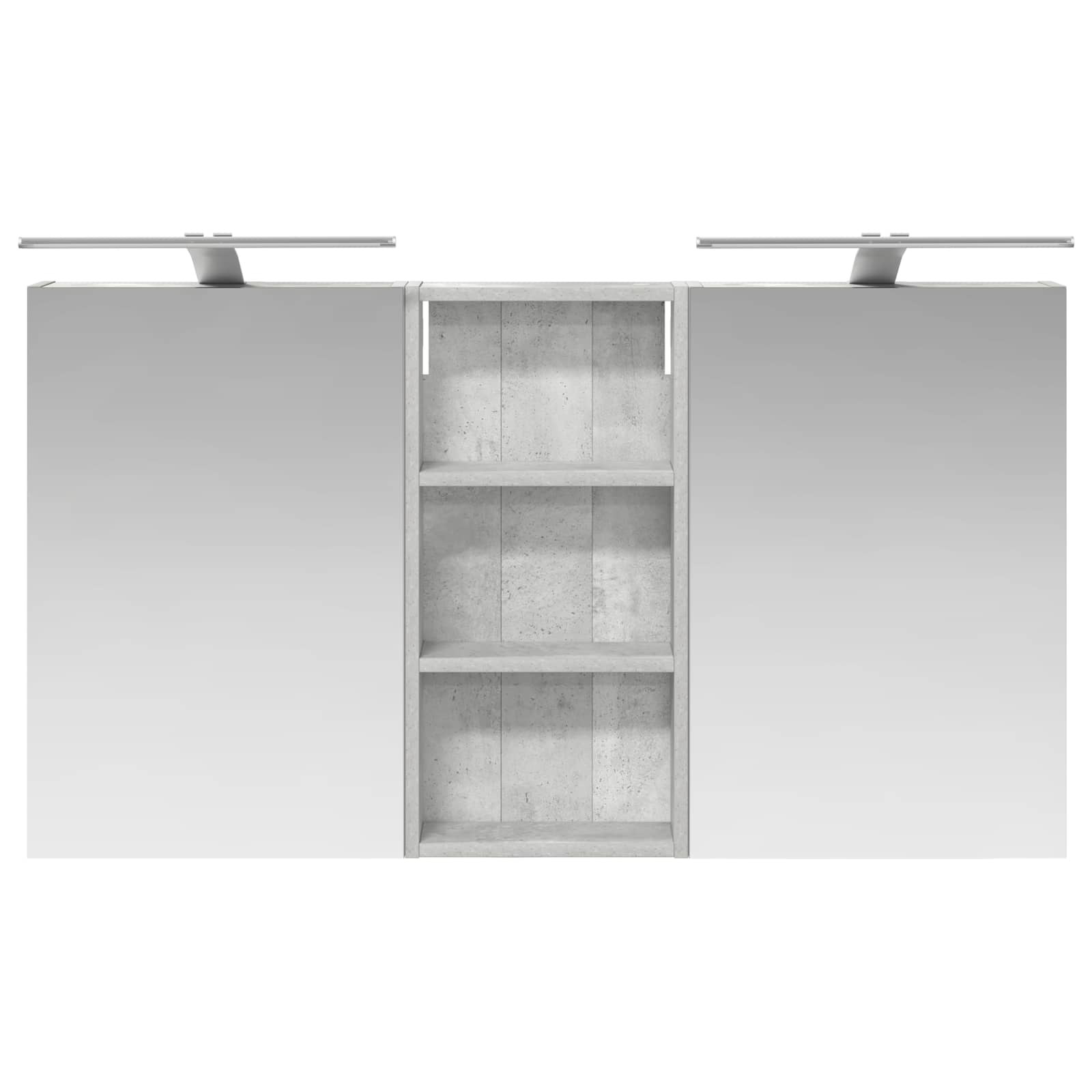 Badezimmerschrank-Set 3 pcs 80 x 10,5 x 50 cm Holzwerkstoff