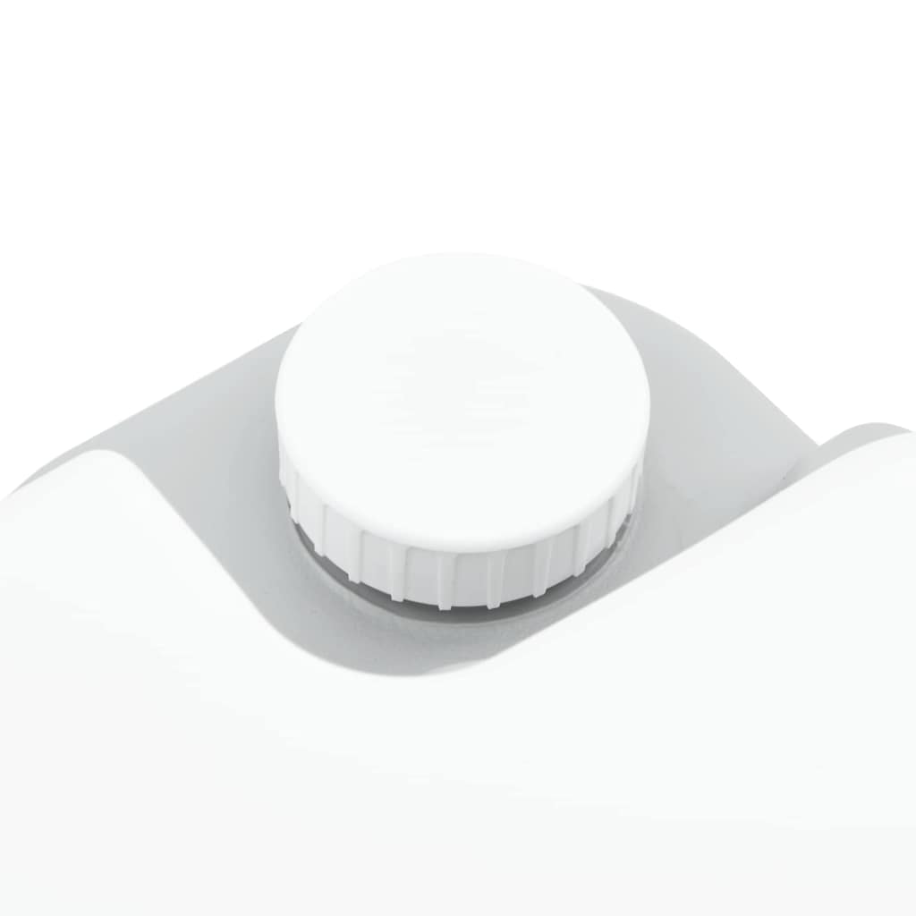 Camping-Toilette Grau und Weiß 41,5 x 36,5 x 37,5 cm