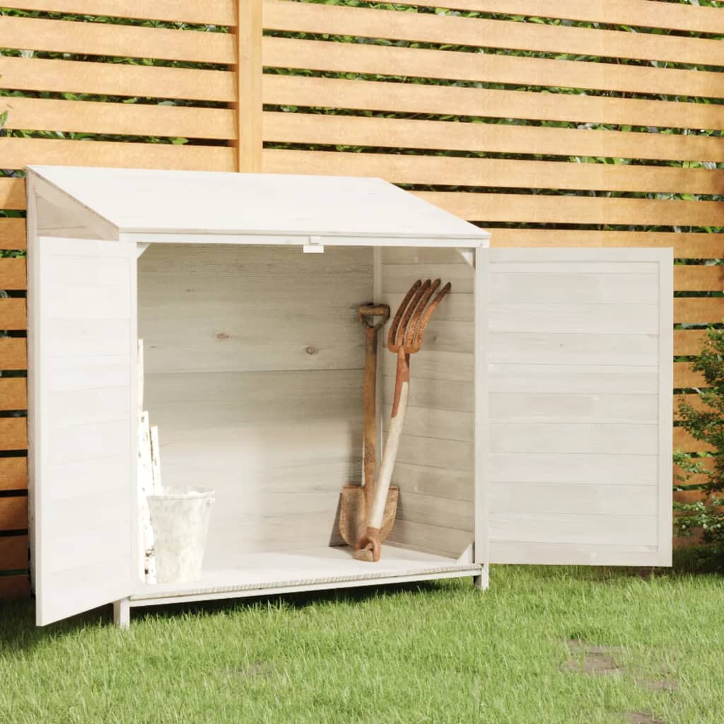 Geräteschuppen 55x52x174,5 cm Massivholz Tanne