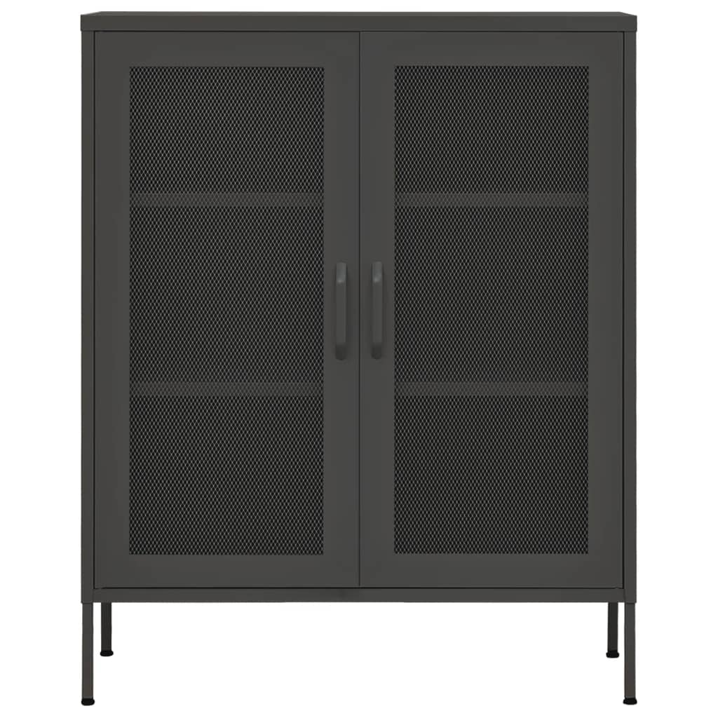 Lagerschrank Olivgrün 80x35x101,5 cm Stahl