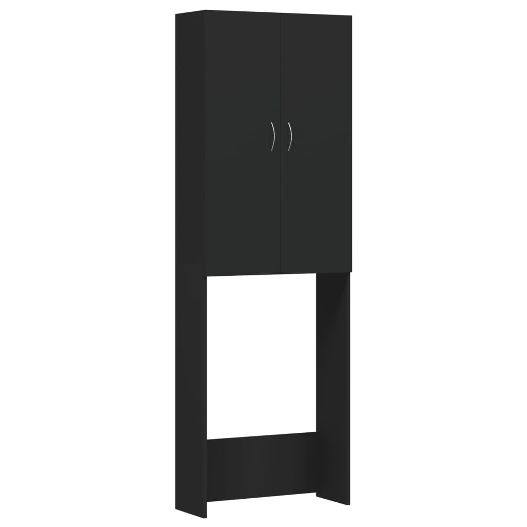 Waschmaschinenschrank Weiß 64x25,5x190 cm