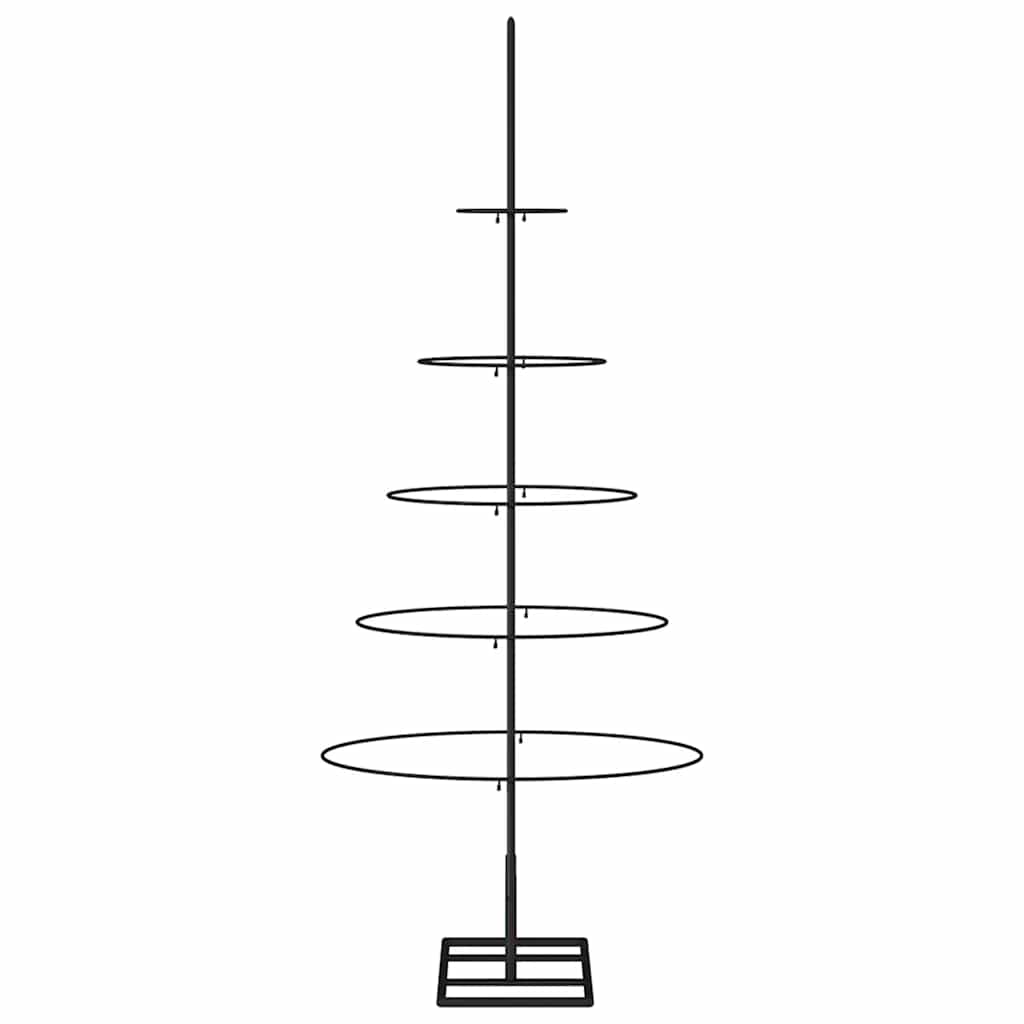 Metall-Weihnachtsbaum Deko Schwarz 60 cm