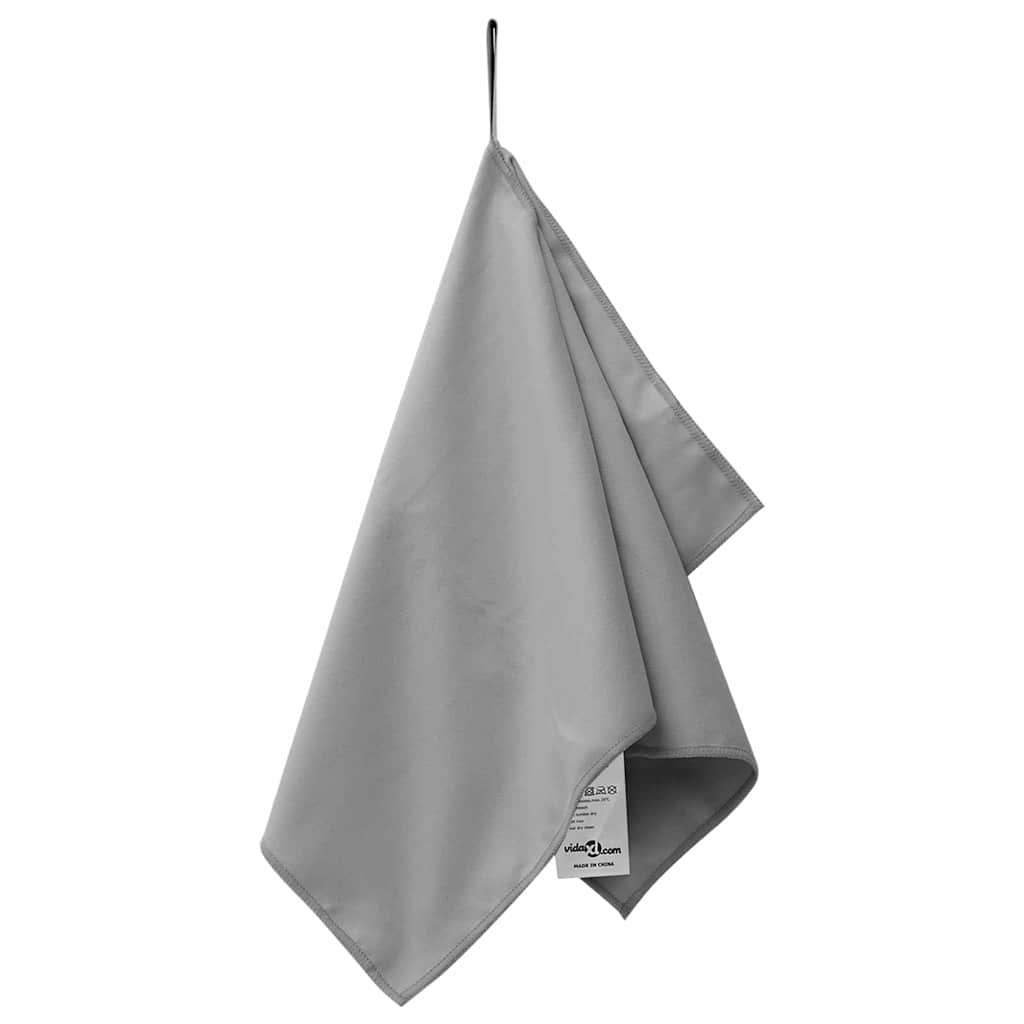 Sporthandtücher 2 pcs Schwarz 50 x 30 cm Polyester und Polyamid