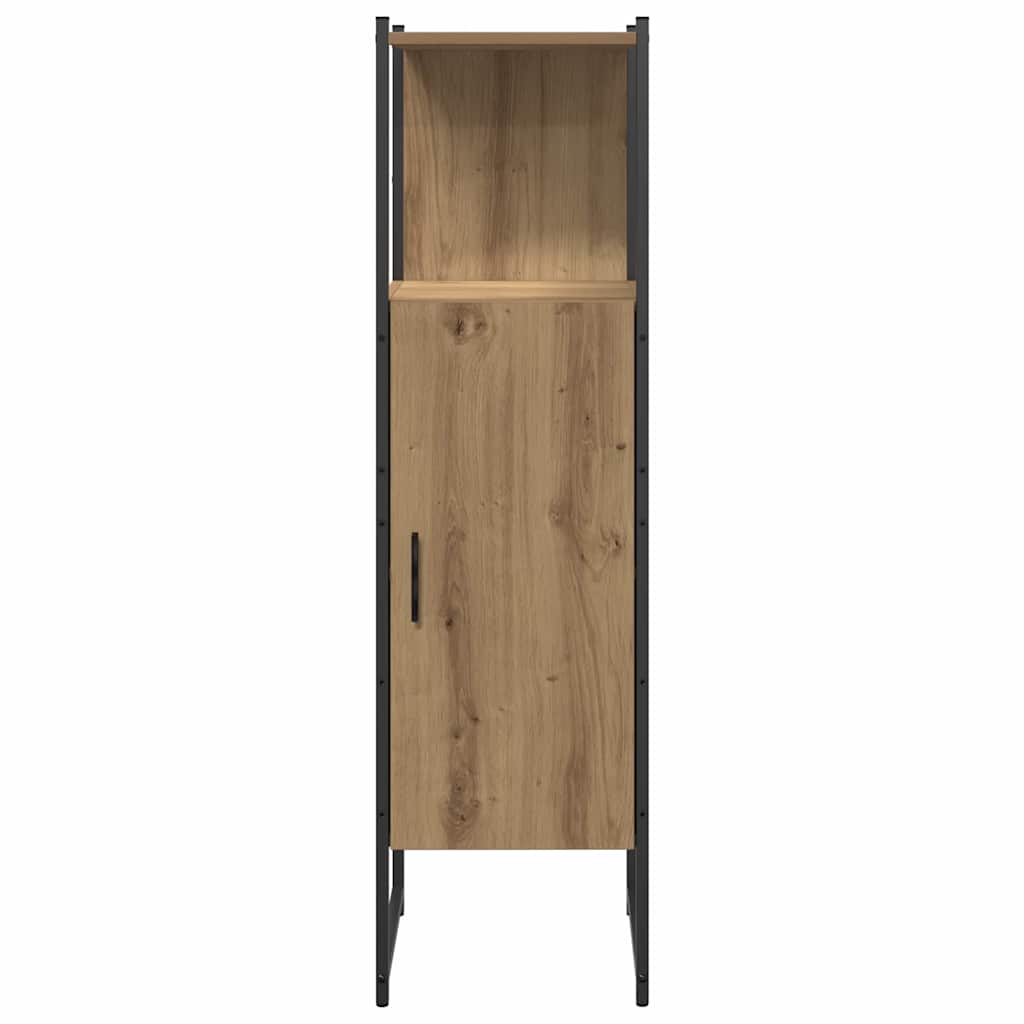 3-tlg. Badmöbel-Set Räuchereiche Holzwerkstoff
