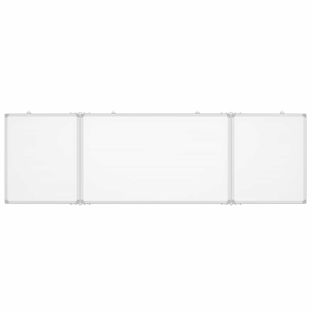 Magnetisches Whiteboard Klappbar 160x40x1,7 cm Aluminium