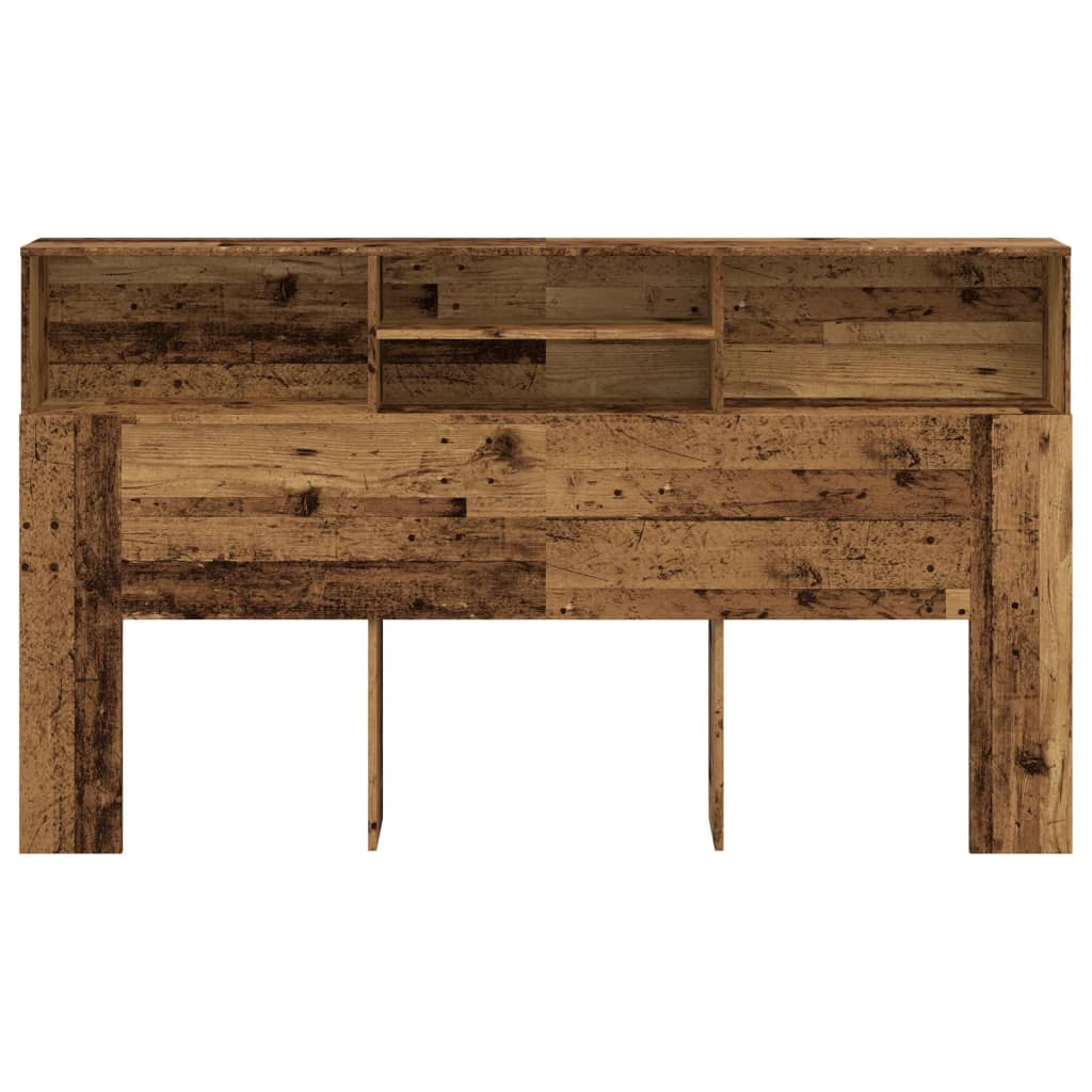 Bett-Kopfteil mit Ablagen Weiß 100x19x103,5 cm