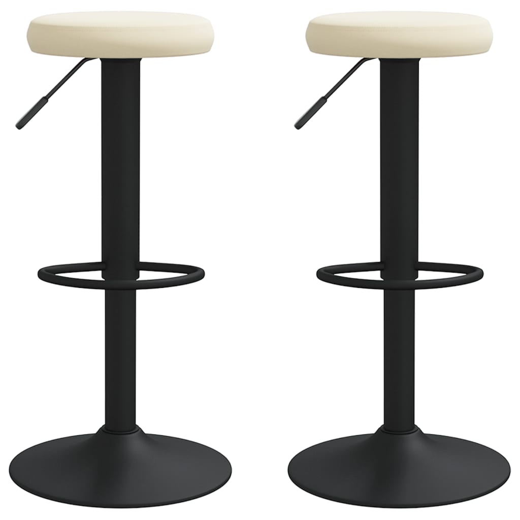 Barhocker 2 Stk. Schwarz Samt