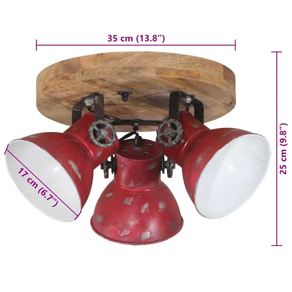 Wandlampe Industriestil Silbern 45x25 cm E27