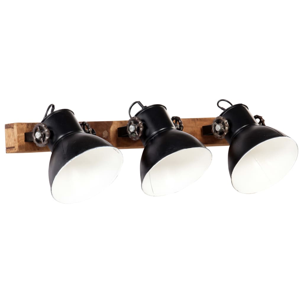 Wandlampe Industriestil Silbern 45x25 cm E27