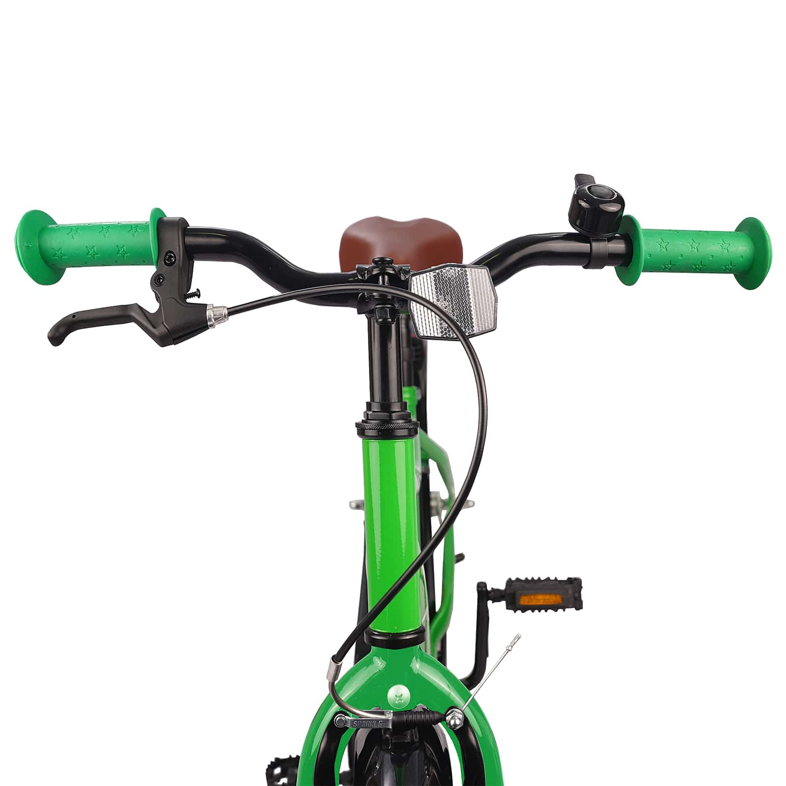 Kinderfahrrad 12 Zoll für 2-4 Jahre alt Schwarz