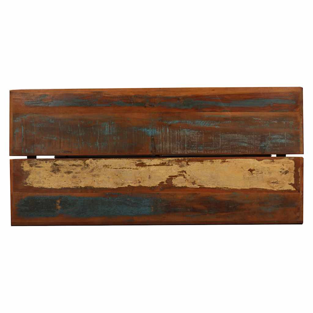 3-tlg. Bar-Set Altholz Massiv, Echtleder und Canvas
