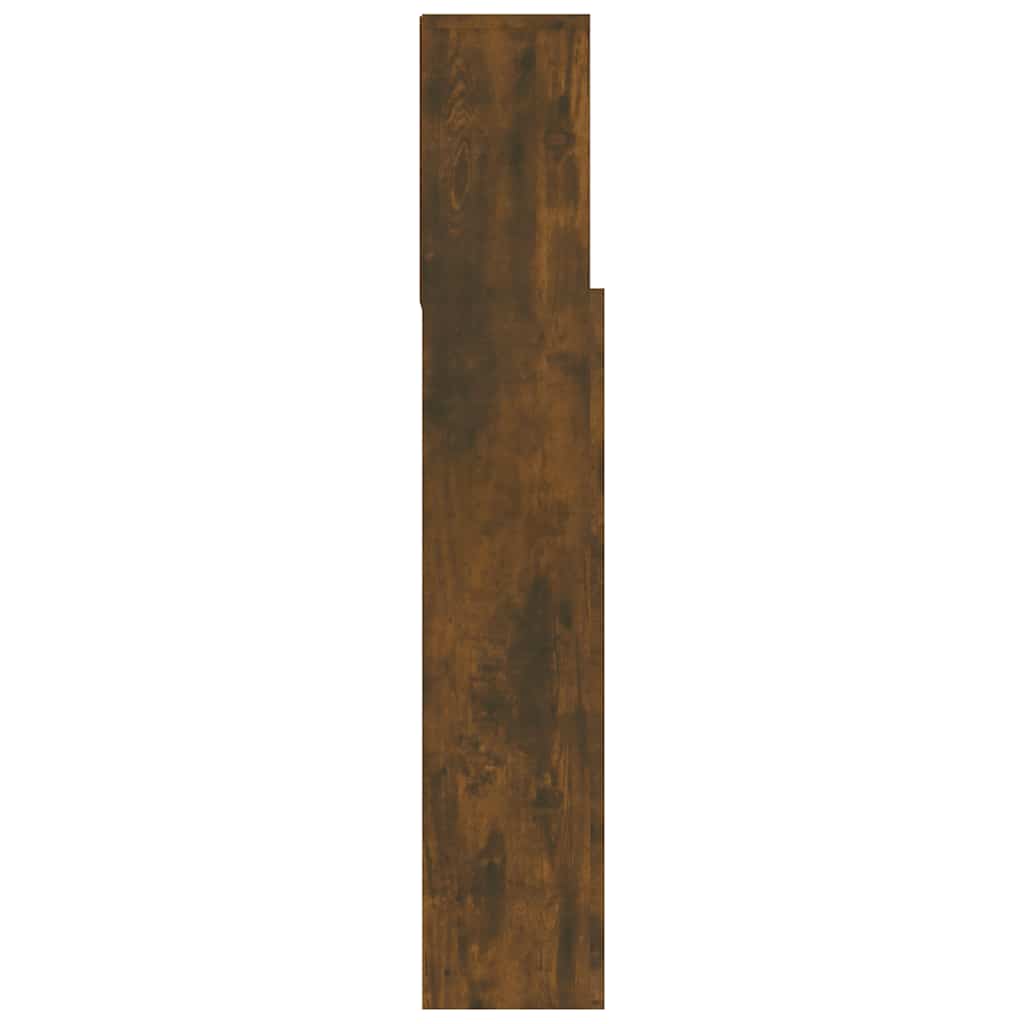 Bett-Kopfteil mit Ablagen Weiß 100x19x103,5 cm