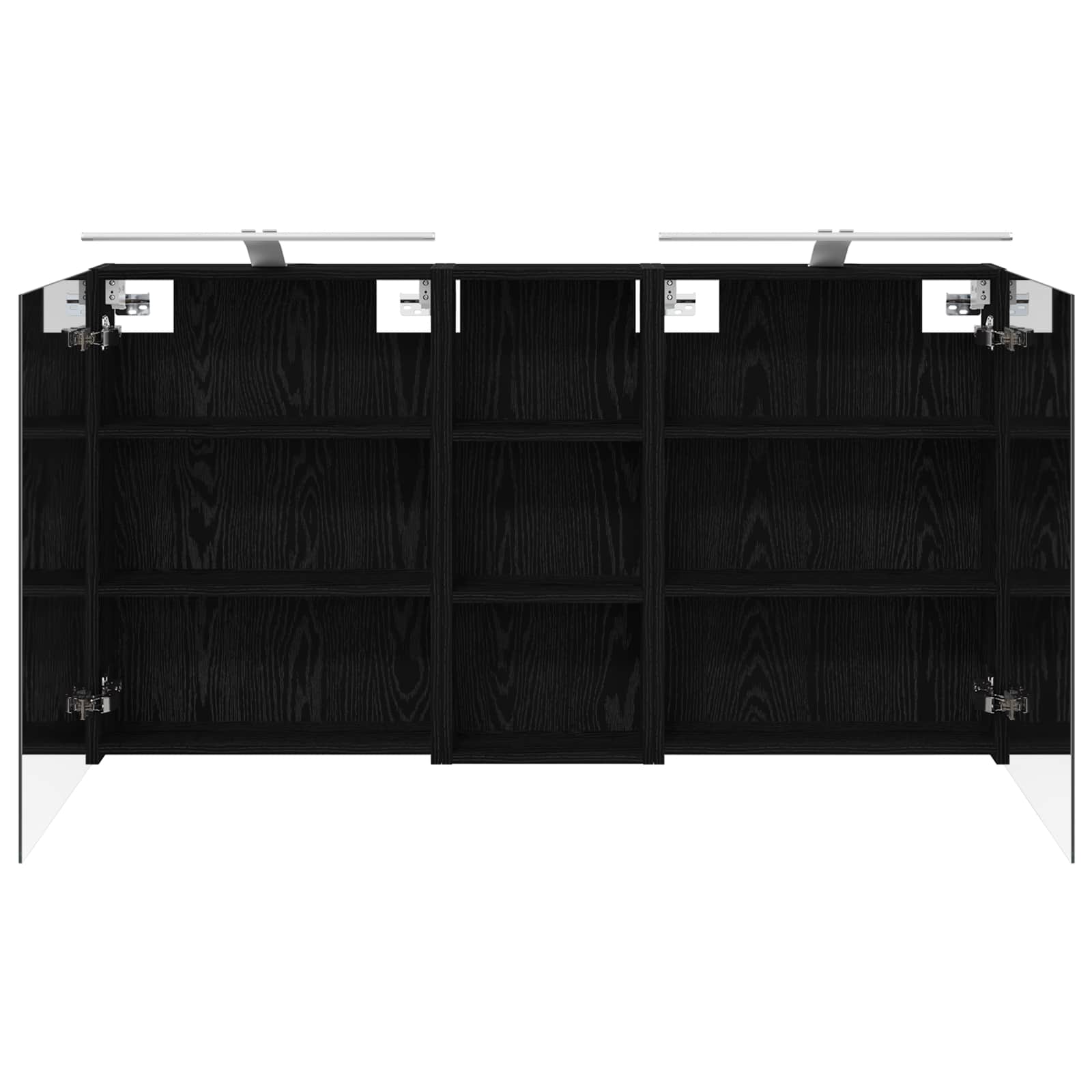 Badezimmerschrank-Set 3 pcs 80 x 10,5 x 50 cm Holzwerkstoff