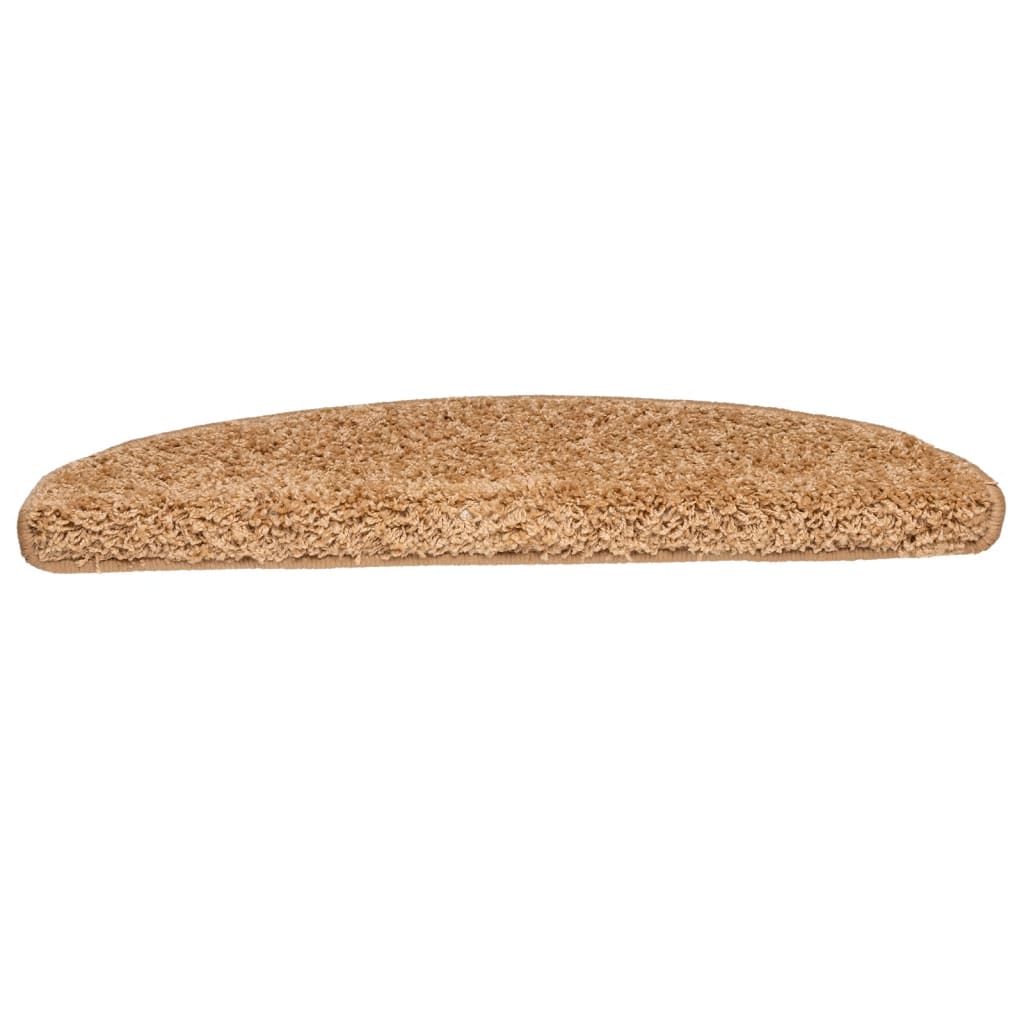 Stufenmatten 15 Stk. 56x17x3 cm Grau Halbrund