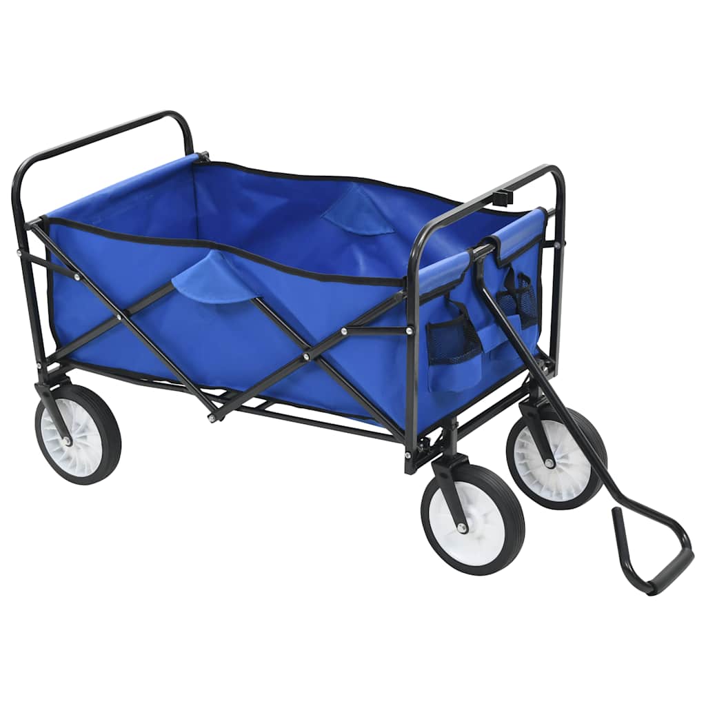 Klappbarer Handwagen Stahl Rot