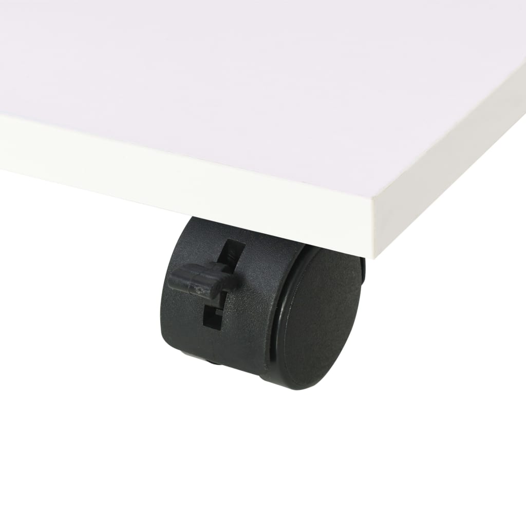 Beistelltisch mit Rollen 50×35×42 cm Eichenbraun