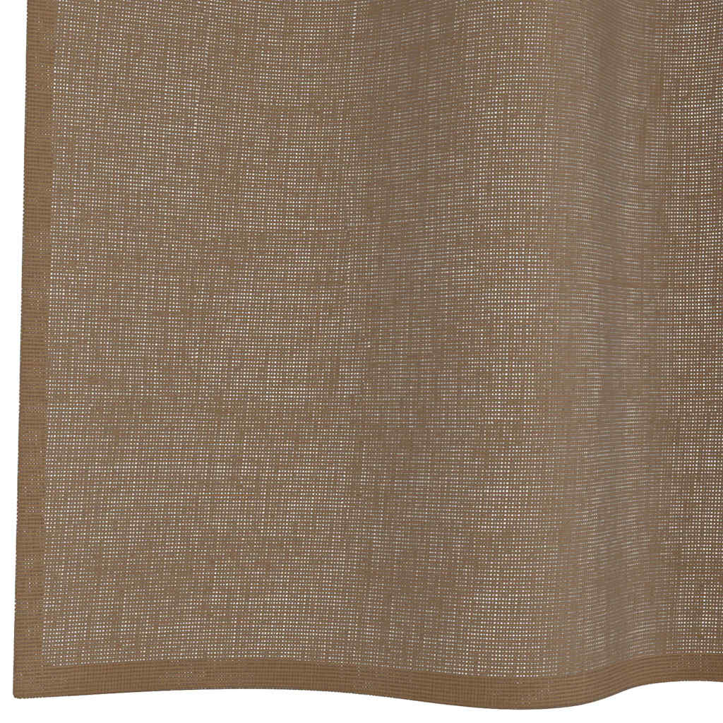 Voile Vorhänge mit Ösen 2 Stk. Apfelgrün 140x140 cm