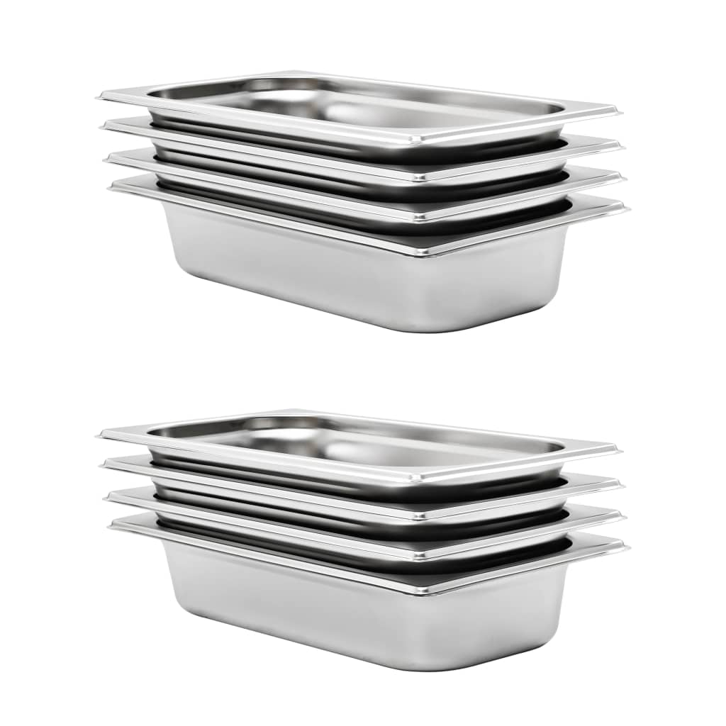 Gastronormbehälter 12 Stk. GN 1/3 20 mm Edelstahl