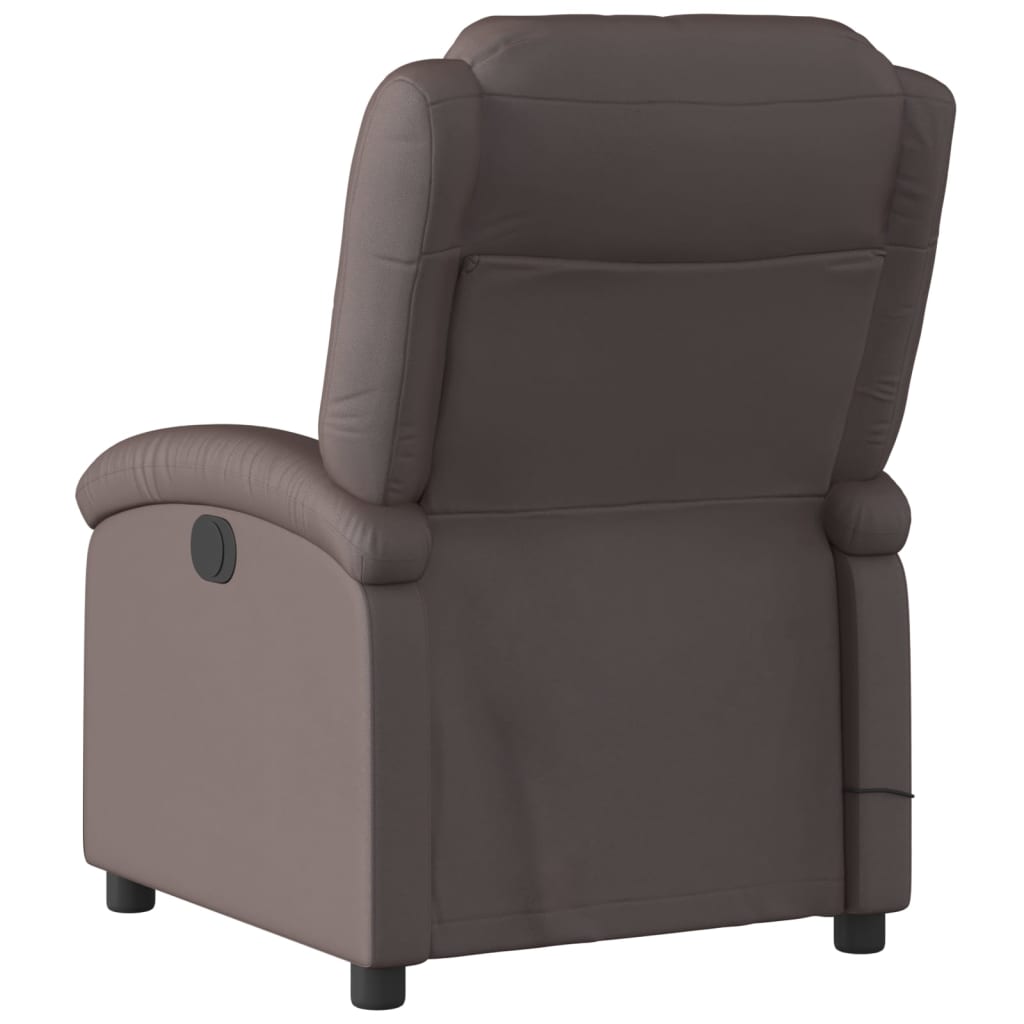 Relaxsessel Echtleder Schwarz