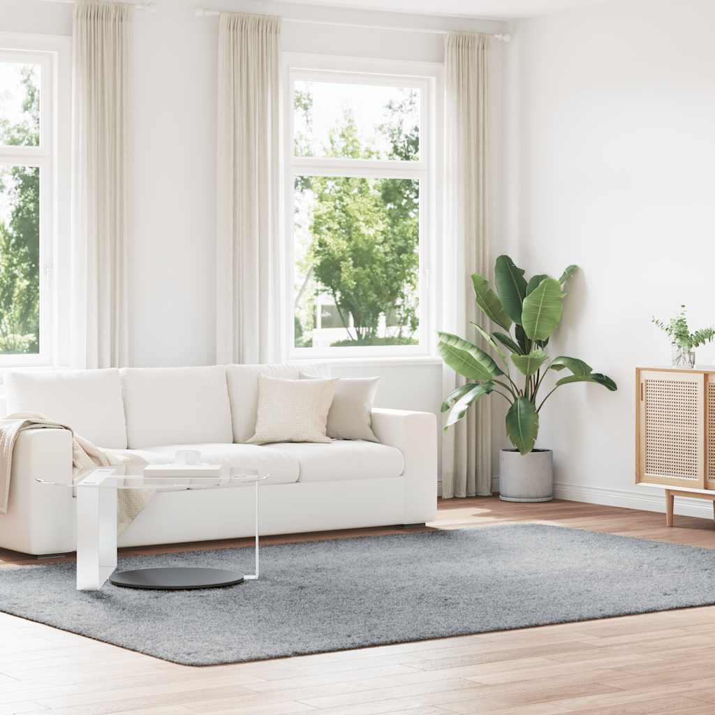 Teppich Shaggy Hochflor NAVARRA Beige 60x100 cm Polyester